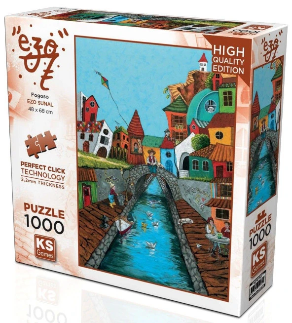 Ks Games 1000 Parça Fogoso Ezo Sunal Puzzle ürün görseli 1