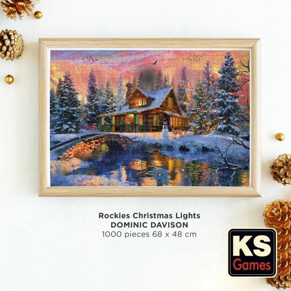 Ks Games Christmas Lights 1000 Parça Puzzle - Resim 4