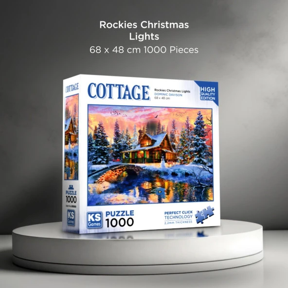 Ks Games Christmas Lights 1000 Parça Puzzle - Resim 5