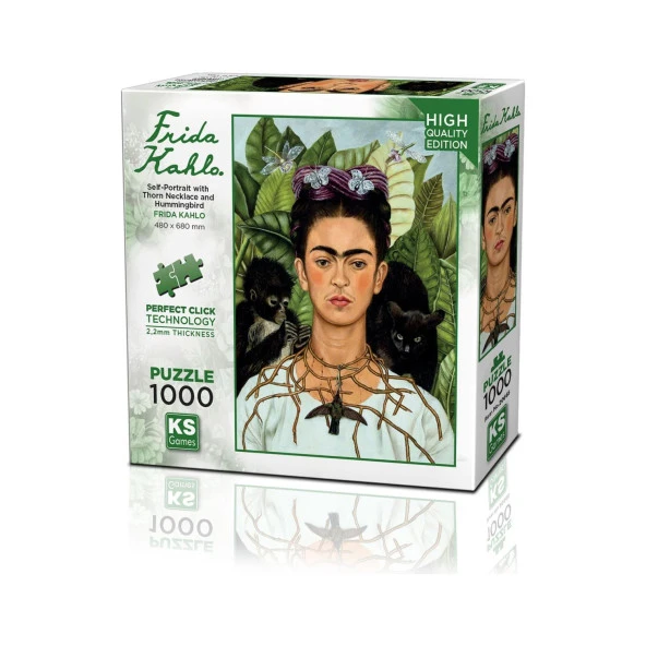 Ks Games Self-Portrait With Thorn Necklace And Hummingbird 1000 Parça Puzzle ürün görseli 1