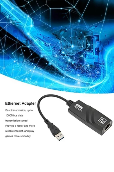 Torima Siyah YD-74 USB 3.0 Ethernet Adaptörü - Resim 5