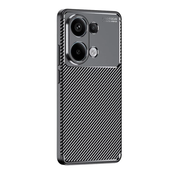 Gpack Xiaomi Poco M6 Pro Kılıf Negro Karbon Kamera Korumalı Silikon Lüx ürün görseli 1