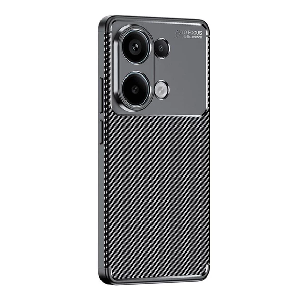 Gpack Xiaomi Poco M6 Pro Kılıf Negro Karbon Kamera Korumalı Silikon ürün görseli 1