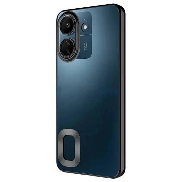 Gpack Xiaomi Redmi 13C Kılıf Logo Gösteren Kamera Korumalı Silikon ürün görseli 1
