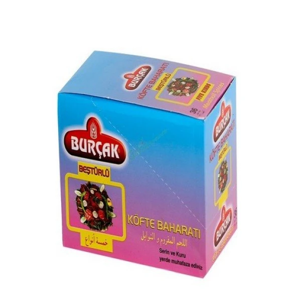 Burçak Beştürlu Köfte Baharatı 36 Adet ürün görseli 1