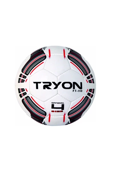 Tryon Futbol Topu Ft-110 No:4 Siyah-Kırmızı ürün görseli 1