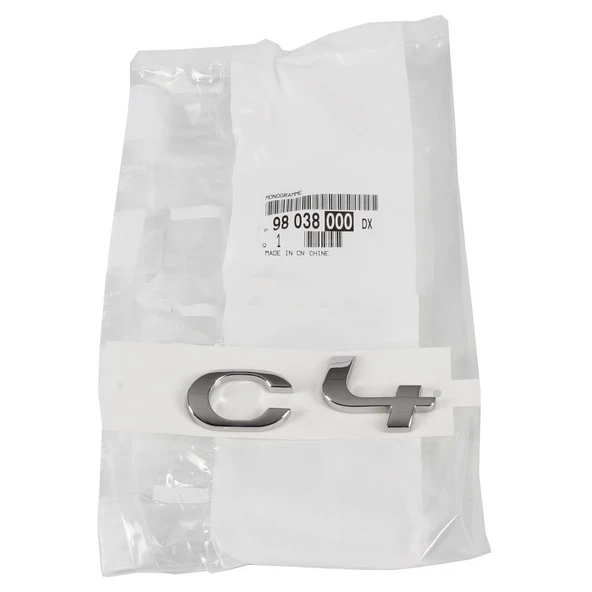 Citroen C4 Picasso II, C4 Yazı OEM (98038000DX) ürün görseli 1