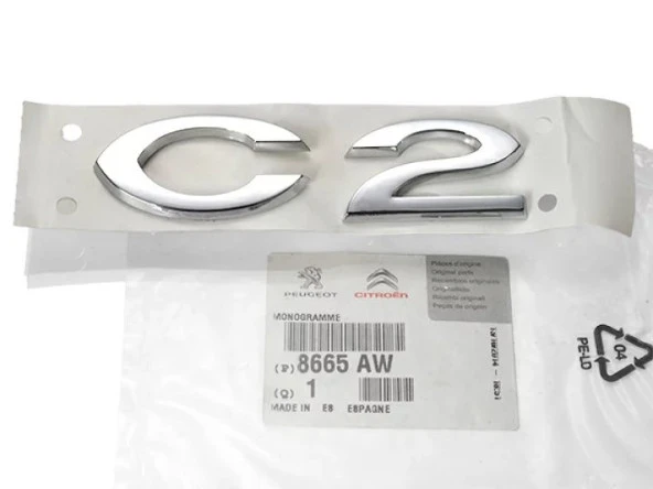 Citroen C2, C2 Yazı OEM (8665.AW) ürün görseli 1