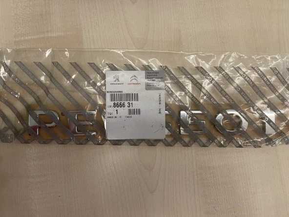 Peugeot Bipper, PEUGEOT Yazı OEM (8666.31) ürün görseli 1