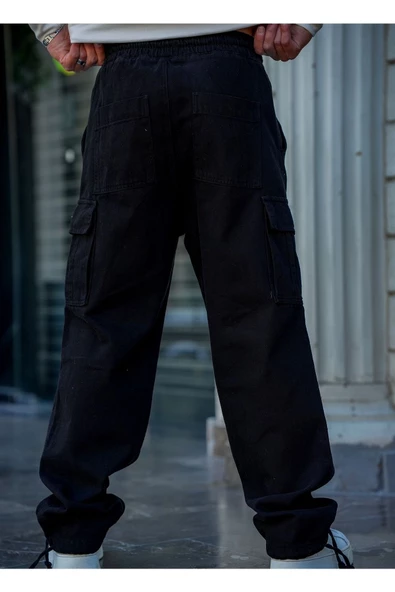 Erkek  Baggy Denim Pantolon - Resim 6