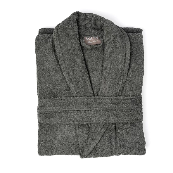 Soley | Minerva | Extra Yumuşak %100 Pamuk Kadın / Erkek Unisex Bornoz ürün görseli 1