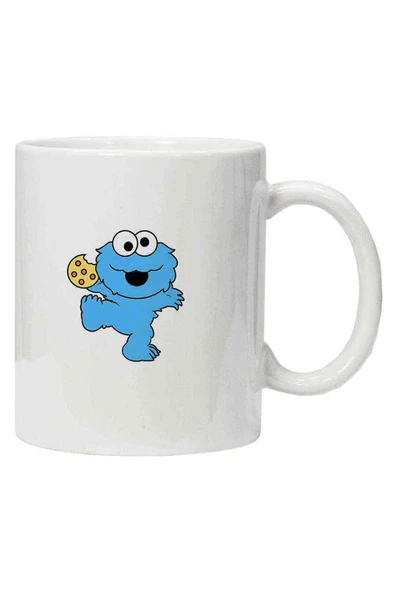 Kupa Bardak Kurabiye Canavarı Elmo Küçük ürün görseli 1