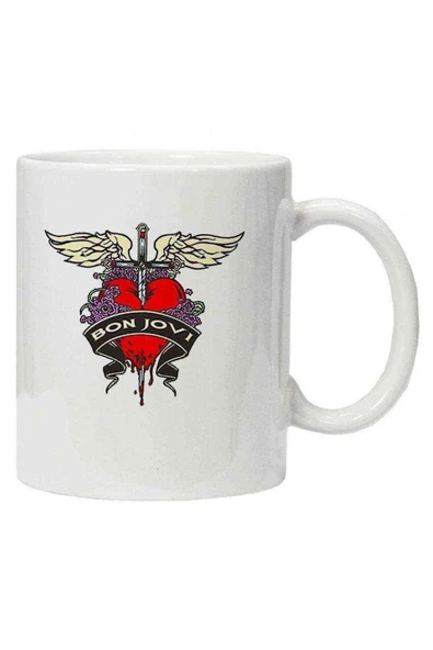 Kupa Bardak BON JOVI HEART ürün görseli 1