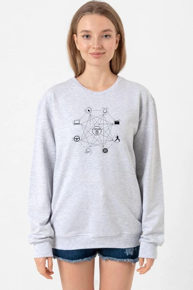 Sense8 Sensates Cluster Grimelanj Kadın 2ip Sweatshirt ürün görseli 1