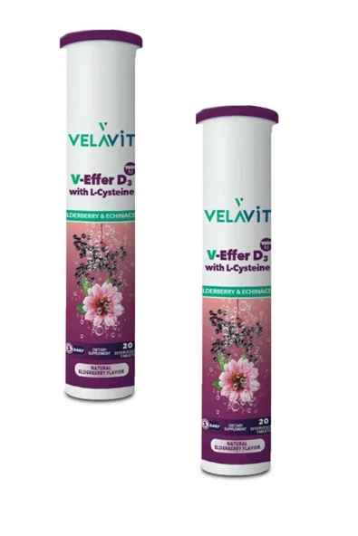 Velavit V-Effer D3 with L-Cysteine 2 adet ürün görseli 1