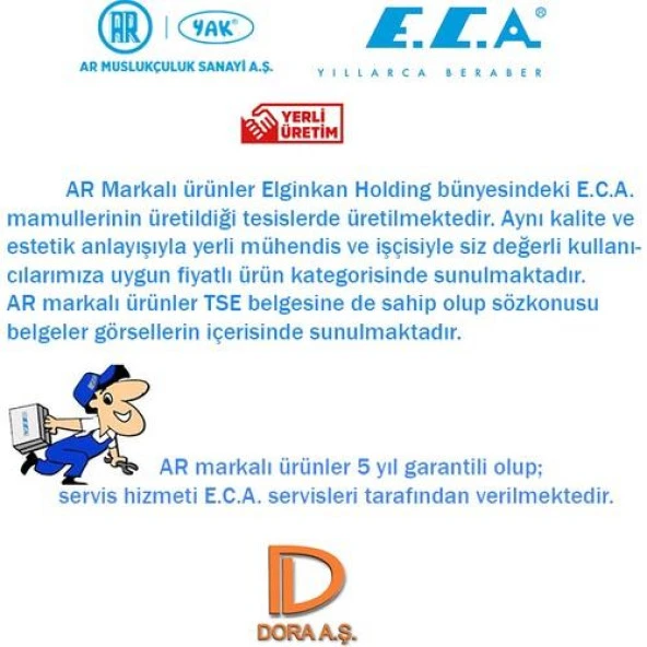 AR MELIA TEK GÖVDE LAVABO BATARYASI - Resim 3
