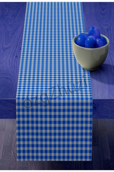 Masa Şıklığı Ekose  Runner 45x140 Cm ürün görseli 1