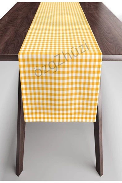 Masa Şıklığı Ekose  Runner 45x140 Cm - Resim 9
