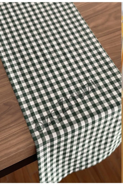 Masa Şıklığı Ekose  Runner 45x140 Cm - Resim 7