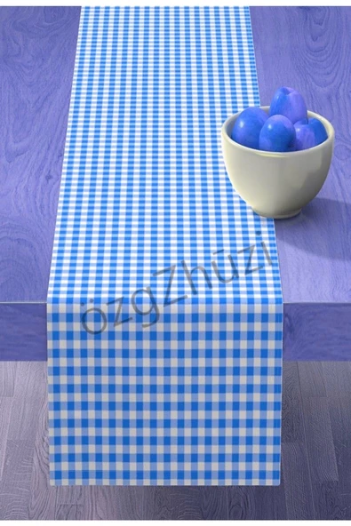 Masa Şıklığı Ekose  Runner 45x140 Cm - Resim 5