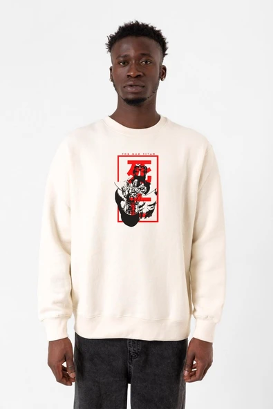 The Mad Titan Thanos Ekru Erkek 2ip Sweatshirt ürün görseli 1