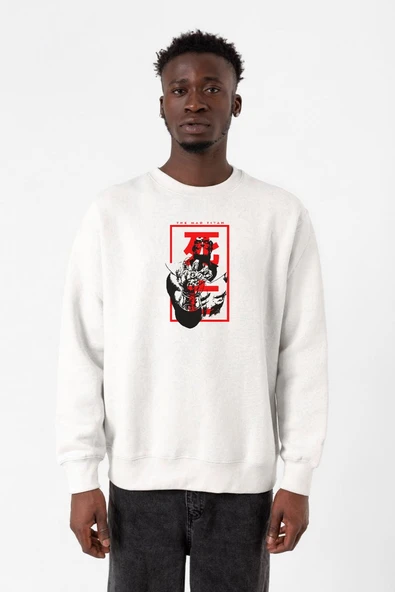 The Mad Titan Thanos Beyaz Erkek 2ip Sweatshirt ürün görseli 1