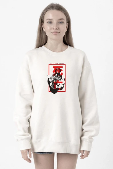 The Mad Titan Thanos Beyaz Kadın 2ip Sweatshirt ürün görseli 1