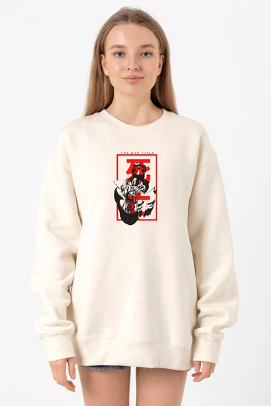 The Mad Titan Thanos Ekru Kadın 2ip Sweatshirt ürün görseli 1