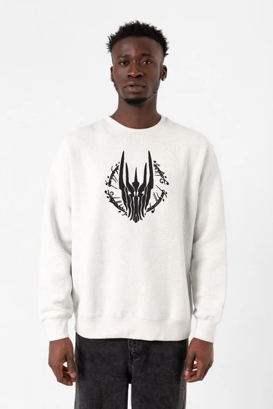 The Rings Of Power Sketch Beyaz Erkek 2ip Sweatshirt ürün görseli 1