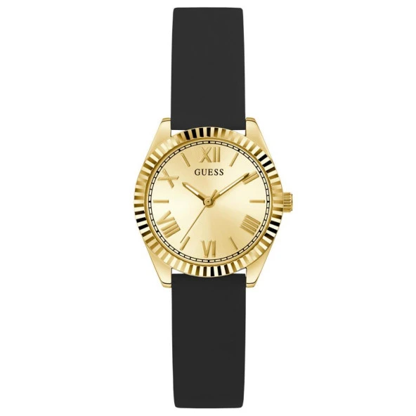 GUESS GUGW0724L2 SİYAH SİLİKON KORDON KADIN KOL SAATİ ürün görseli 1