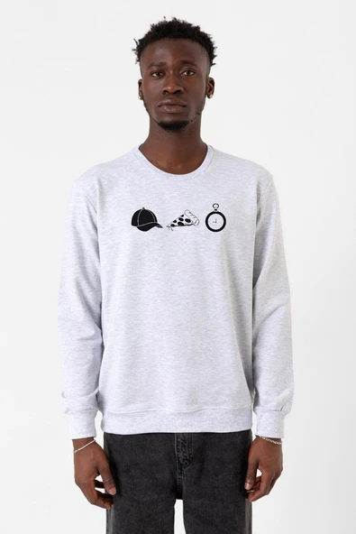 The Walking Dead Glenn Rhee Symbols Karmelanj Erkek 2ip Sweatshirt ürün görseli 1