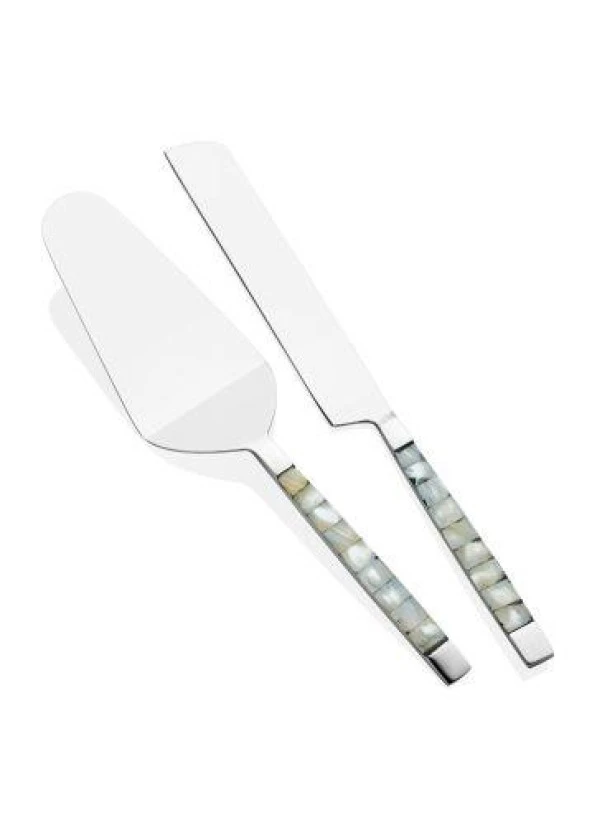 The Mia Pearl Pasta Servis Takımı White 2 Parça CKB0174 ürün görseli 1