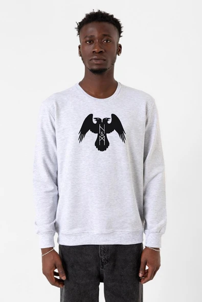Thor's Ravens Huginn and Muninn Karmelanj Erkek 2ip Sweatshirt ürün görseli 1