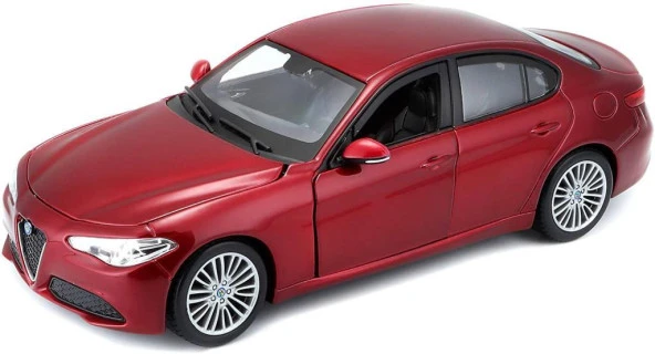 Bburago Alfa Romeo Gıulıa Kırmızı 1:24 Model Araba ürün görseli 1