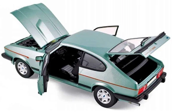 Bburago Ford Capri 1982 1:24 Model Araba - Resim 6