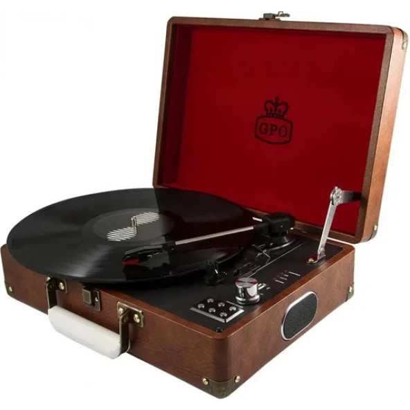 Gpo Attache Case Vintage Brown Retro Pikap Kahverengi ürün görseli 1