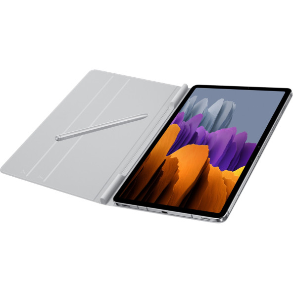 Samsung Galaxy Tab S7 / S8 Kapaklı Kılıf Gri ürün görseli 1