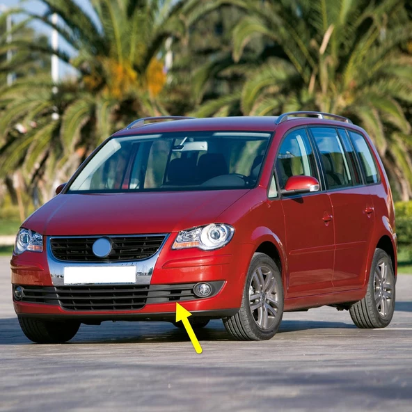 VW Touran 2007-2008 Ön Tampon Sol Sis Farı Çerçevesi 1T0853665F ürün görseli 1
