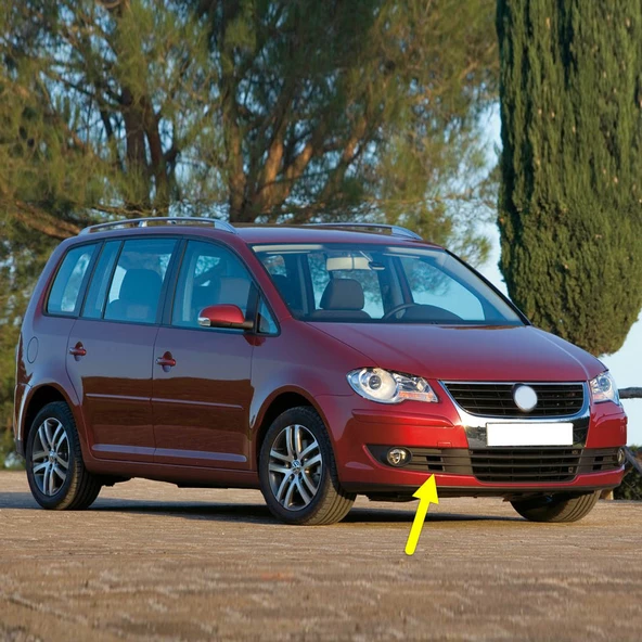VW Touran 2007-2008 Ön Tampon Sağ Sis Farı Çerçevesi 1T0853666K ürün görseli 1
