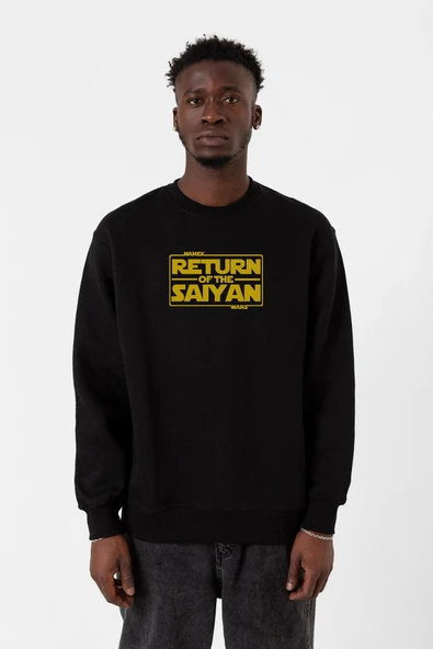 Dragon Ball Z Anime Namek Wars Siyah Erkek 2ip Sweatshirt ürün görseli 1