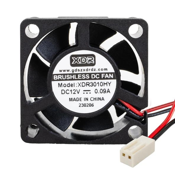 Powermaster PM-16728 30x30x10 mm 12 Volt DC Fan ürün görseli 1