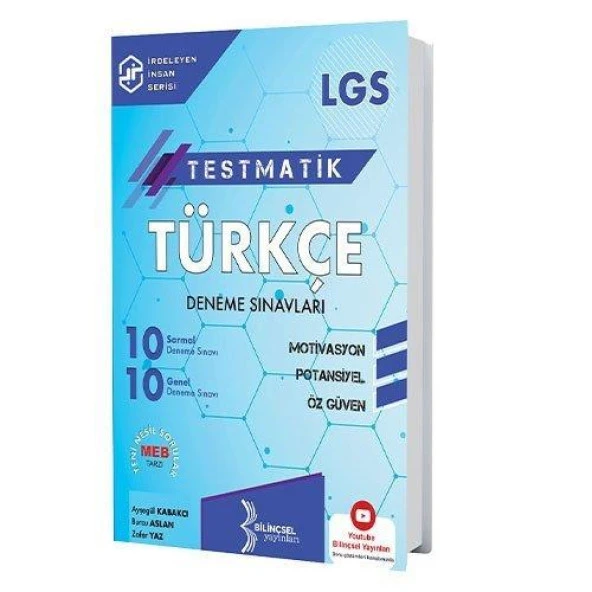 LGS Testmatik Türkçe Deneme Sınavları Bilinçsel Yayınları ürün görseli 1