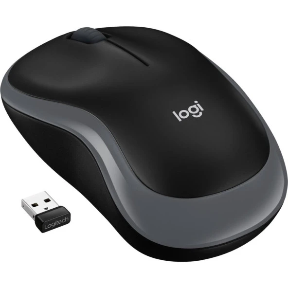 Logitech M185 Kablosuz Mouse Siyah - Gri 910-002235 ürün görseli 1