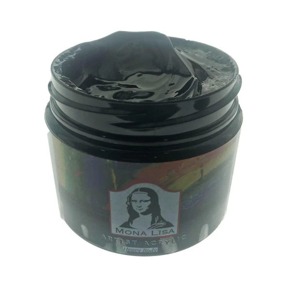 Mona Lisa Artist Akrilik 125 ml Carbon Siyah ürün görseli 1