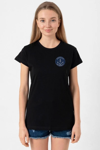 Gen V Godolkin University Emblem Siyah Kadın Tshirt ürün görseli 1