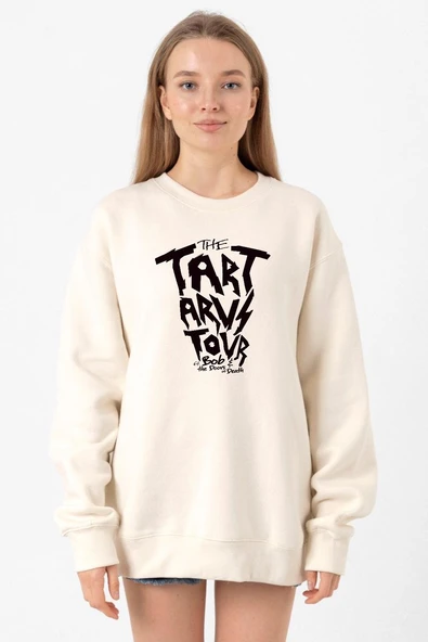 Percy Jackson The Tartarus Tour Ekru Kadın 2ip Sweatshirt ürün görseli 1