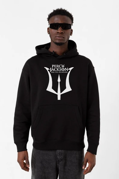 Percy Jackson And The Olympians Siyah Erkek 3ip Kapşonlu Sweatshirt ürün görseli 1
