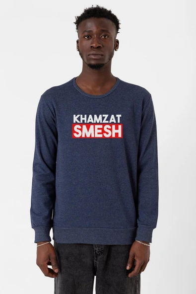 Khamzat Chimaev Smesh indigo Erkek 2ip Sweatshirt ürün görseli 1