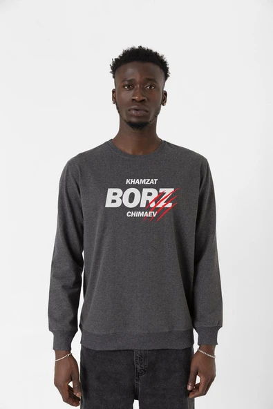 Khamzat Chimaev Borz Claw Füme Erkek 2ip Sweatshirt ürün görseli 1