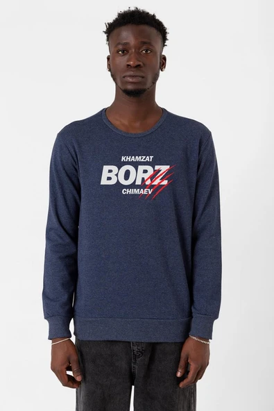 Khamzat Chimaev Borz Claw indigo Erkek 2ip Sweatshirt ürün görseli 1